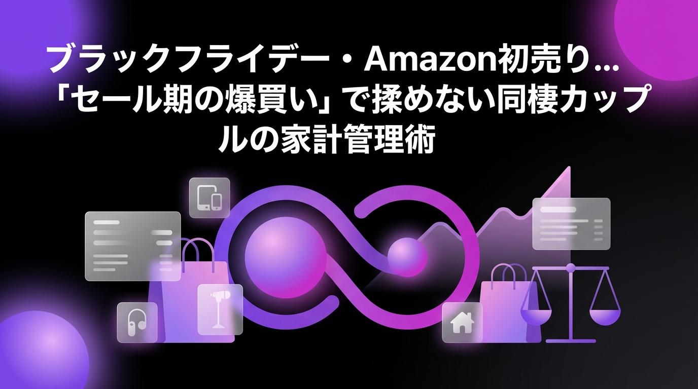 ブラックフライデー・Amazon初売り...「セール期の爆買い」で揉めない同棲カップルの家計管理術のアイキャッチ画像 - 家計管理・レシートに関する記事